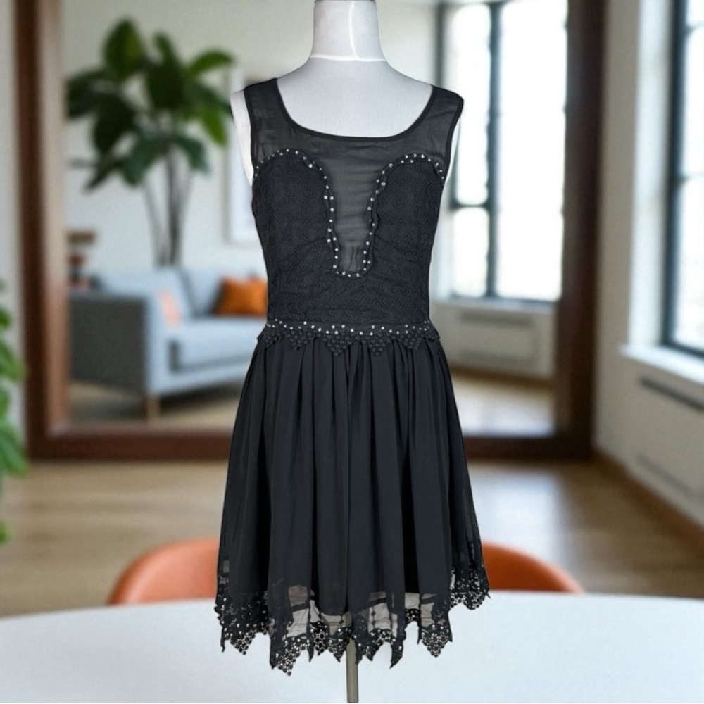 Miss Selfridge Black Dress